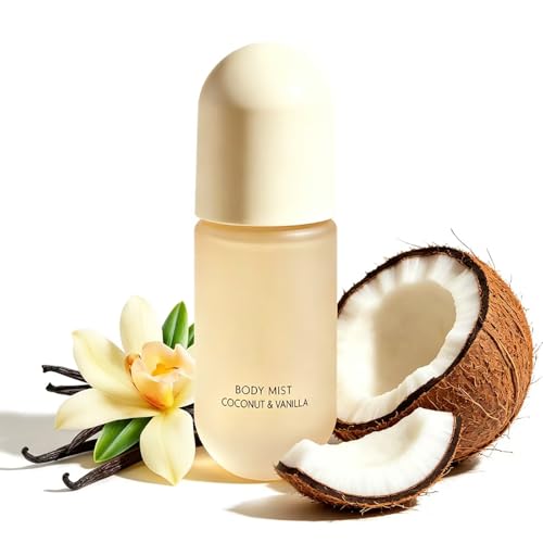 Bruma Para Cabello Y Cuerpo, Spray Perfumado De Coco Y Vainilla, Fragancia Duradera Todo El Día, Ligera Y No Grasa, Formato Viaje Para Piel Sensible, Uso Diario Para Hombres Y Mujeres (#1)