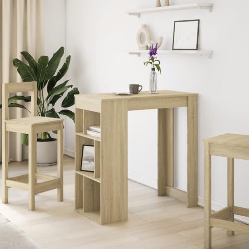 Table de bar pour petit appartement : solution de rangement et repas intégrée - 3
