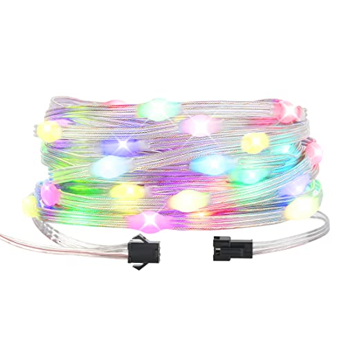 Cadena de luces LED RGB WS2812B 16.4FT 50 LED DC5V miniatura 1