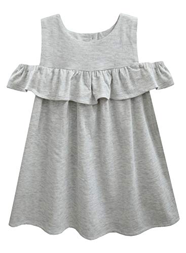 Image of A.T.U.N. (All Things UBER Nice) Girls Cotton Empire Waist Knee Length Sleeveless Casual Dress