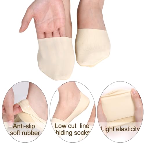Ishua 7 Pairs Men's Non Slip Low Show Socks - Thin Casual Liner Socks for Loafers & Sneakers3