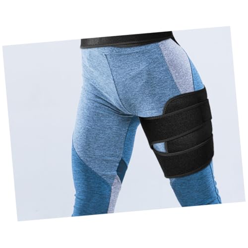 Faja Ajustable de Cadera y Protector de Pierna para Deportes Negro miniatura 3