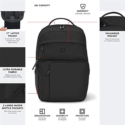 Ogio, Zaino Donna, Schwarz_Schwarz, Schwarz