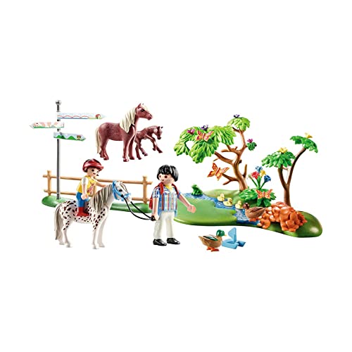 Figurine Randonneurs Et Animaux Playmobil La Boîte Avec Accessoires Inclus - vue 6