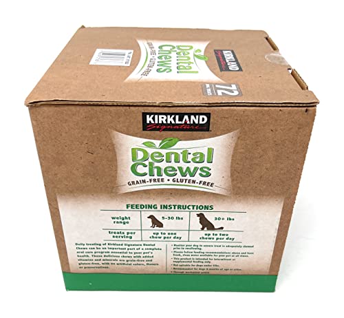 Kirkland Signature Dental Chews, 72-Count