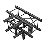  Milos Pro-30 Square F Truss - T-Cross + Down 4-way QLF40-90° corner - black