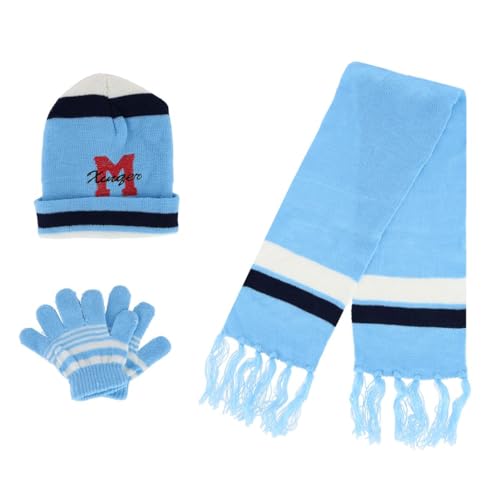 Image of Boy's One Size Fits Most Sport Soccer Hat Gloves and Scarf Winter Set