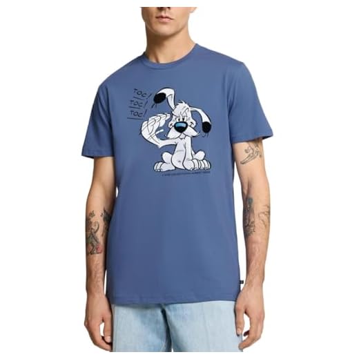 PlayStation Plus Mitgliedschaft | 1 Monat | deutsches Konto | PS5/PS4/PS3 Download Code 4 Spreadshirt Asterix & Obelix Idefix Klopft TOC TOC TOC Männer Premium T-Shirt, 3XL, Blaugrau