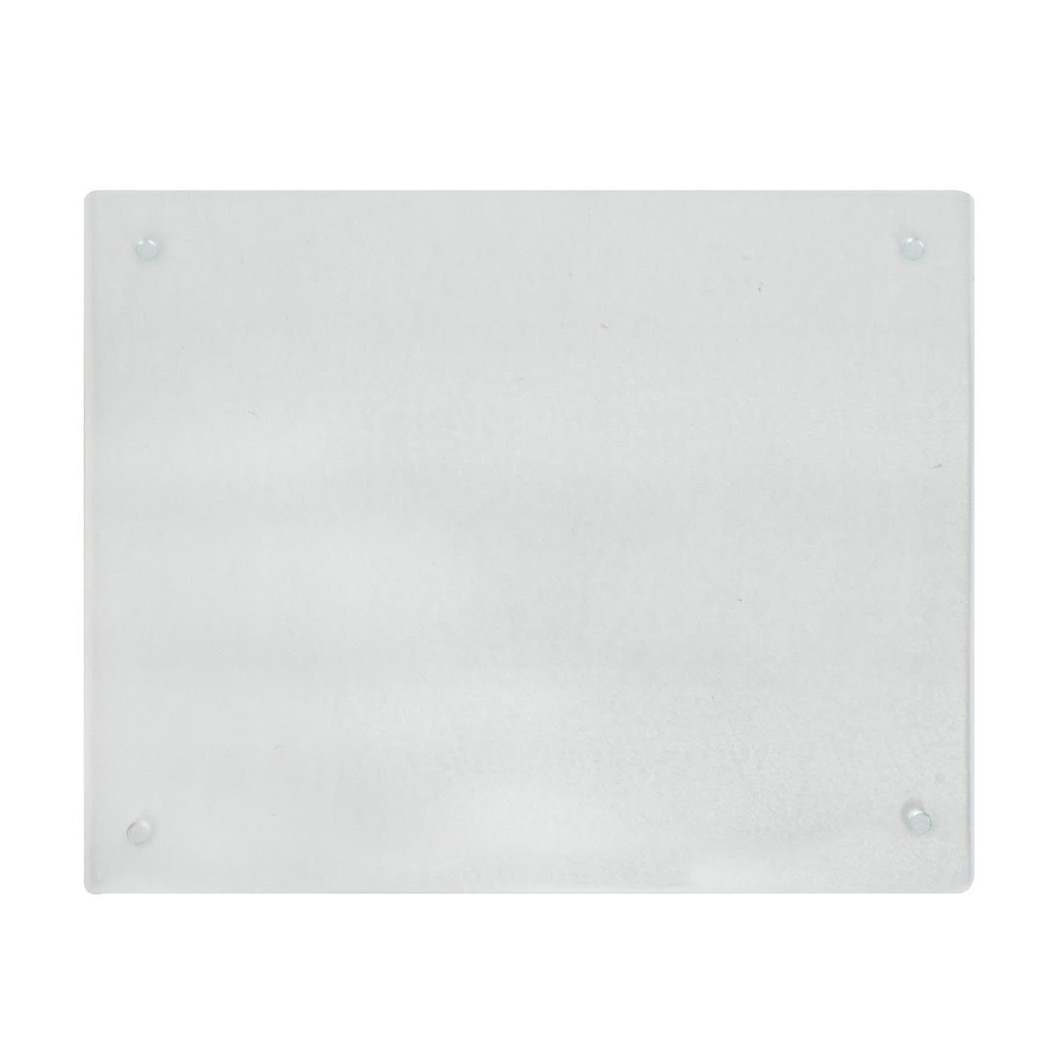 Yöl Single Tempered Glass Work Top Saver Textured Frosted Glass Non Slip Chopping Board