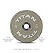 Titan Fitness 10 LB Grey Elite Olympic Bumper Plates, Competition Weight Plates, Rubber with Steel Hub Insert, Sold as a Pair, for Olympic Weightlifting and Cross-Training Workouts