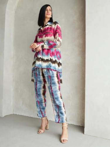Image of DHRUVI TRENDZ Women Co Ord Set for Women | Co Ord Set for Women Stylish | Festive Co Ord Set for Women | Travel Co Ord Set for Women | Full Sleeve Women Co-ord set