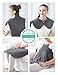 Large Heating Pad for Neck and Shoulders Pain Relief, Sable Heating Wrap for Neck with Auto Shut Off - 6 Temperature Settings