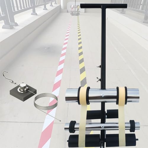 UMJIGF Floor Tape Applicator, Painter Tape Pasting Machine, Tape Dispenser Painting Tool, Floor Marking Tool, for Line Marking/Spray Painting