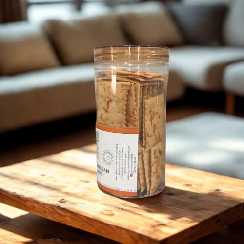 Image of Madison & Pike Sourdough Parmesan Chilli Crackers 180 gm | Bold, Cheesy & Spicy with Every Crunch | Probiotic Crackers (1)