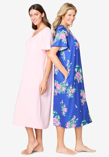 Only Necessities Plus Size 2-Pack Bib Gown3