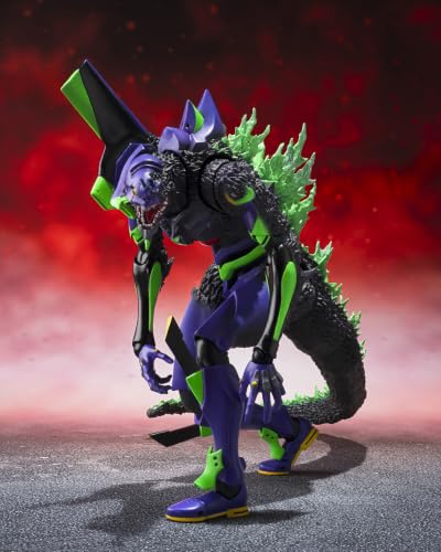 Image of TAMASHII NATIONS - Godzilla vs. Evangelion - Test Typeｰ01 G Awakening Form Evangelion, S.H.Monsterarts Action Figure