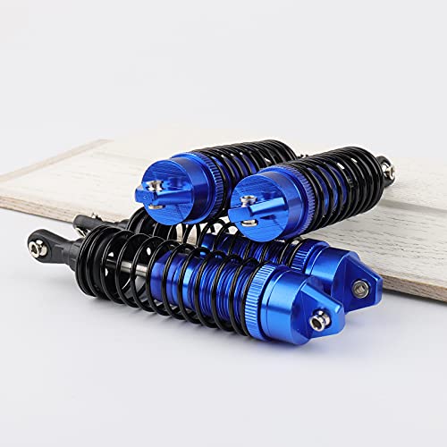 Pxyelec 4pcs Blue Aluminum Front Rear Shocks Absorber for 1/10 Traxxas Slash 4x4 4WD 2WD Rustler Stampede Upgrades Option Parts - Image 3
