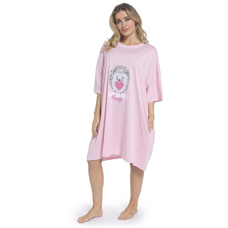 Chemise de nuit ample en coton pour femme souffrant de chaleur nocturne