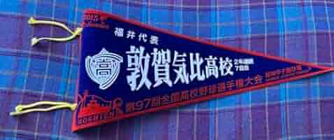 敦賀気比高校.第97回全国高校野球選手権大会出場記念一式 甲子園応援企画】 甲子園出場校のOB部員から、後輩たちへの応援