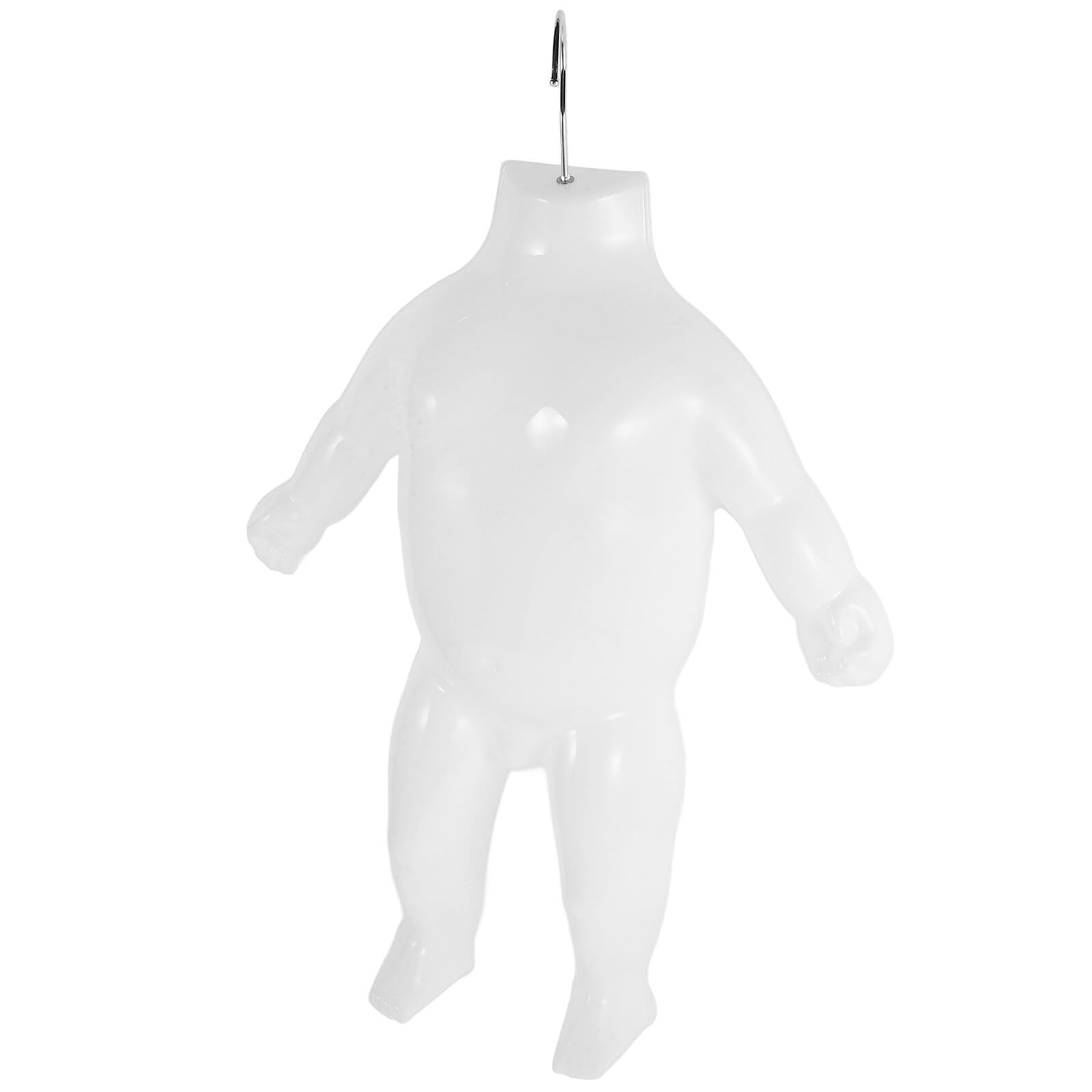 Hemobllo Mannequin Portable et Pratique Garçon et Filles Blanc ou Couture en Plastique Bras et Jambes Présentation en Vitrine pour Vitrine Magasins de Vêtements