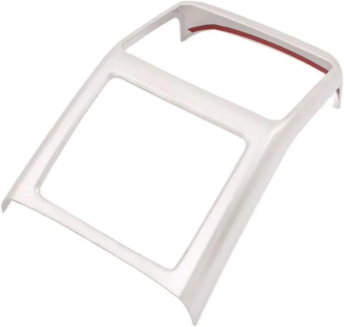 GERRIT Car Accessories Fit for Porsche Cayenne 2018-2023 ABS Carbon Fiber/Silver Car Rear Air Condition Outlet Vent Frame Cover Trim Stickers Upholstery Care (Color : Silver)