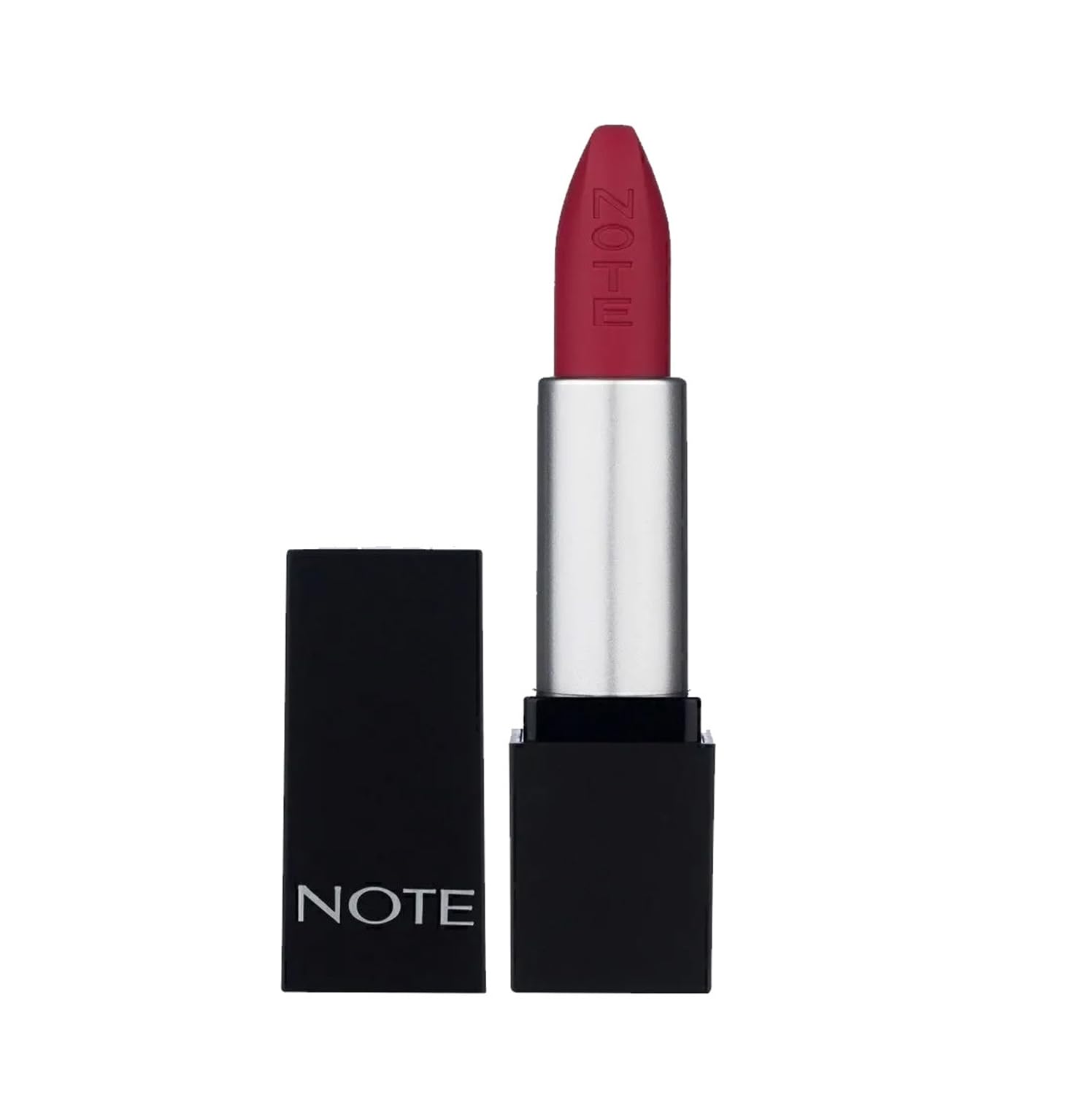 Note Cosmetics Mattever Lipstick 13 Strawberry Envie Yarı Mat Saten Bitişli Ruj, Pembe