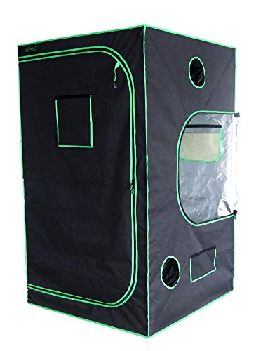 Green Hut 48"X48"X78" 600D Mylar Hydroponic Indoor Grow Tent