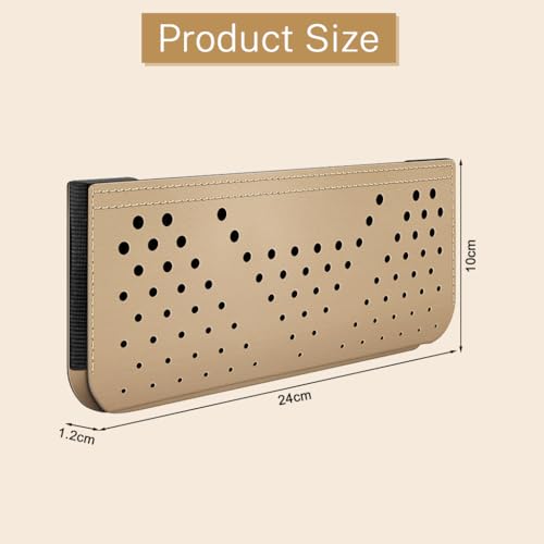 Image of Mobile Pouch For Car Pu Breathable Utility Car Organiser And Storage Peel-And-Stick, Multipurpose Interior Car Bag Storage Compact Car Storage Pouch For Phones, Accessories & Essentials