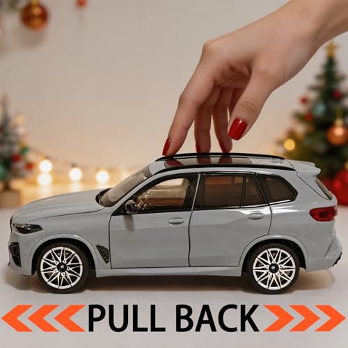 Auto a escala 1:24 BMW X5M modelo metálico miniatura 3