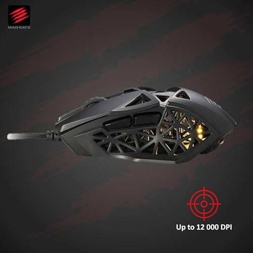 Mouse da gioco M.O.J.O. M1 - Peso leggero 70 g - Sensore ottico 12000 DPI - Effetto di illuminazione RGB personalizzabile integrato - Design a piramide cava - Interruttore DAKOTA brevettato - - Mouse gaming - Immagine 4