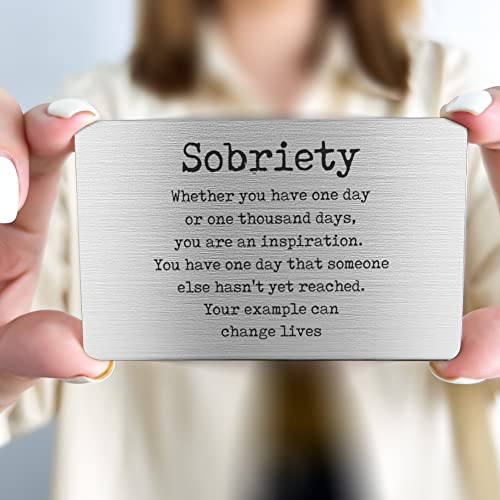 Renaissancey Metal Wallet Card - Inspirational Gift, Laser Engraved, Stainless Steel, Fits in Most Wallets, Perfect for Birthday, Christmas, Anniversary, and More3