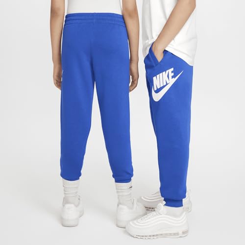 Nike Club Fleece Big Kids' Joggers (FD2995-480, Game Royal/White)2