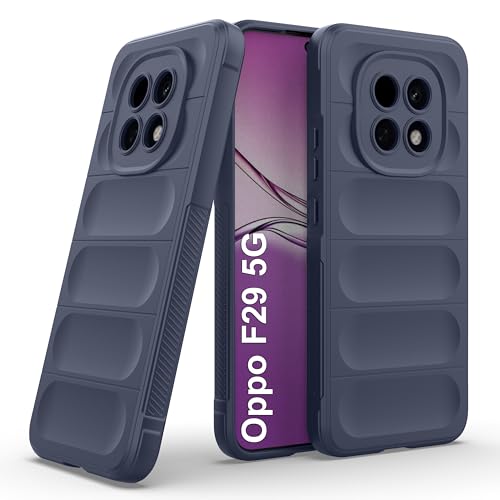 Image of Zapcase Back Case Cover for Oppo F29 5G | Compatible for Oppo F29 5G Back Cover | Liquid Silicon Magic Case with Camera Protection | Sapphire