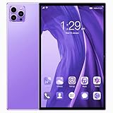 Tablet V62 10.1' FHD Android 12, MTK6797, Câmera 24MP, Bateria 8000mAh – Modelos com 6GB, 8GB, 12GB RAM e até 512GB – Sem Marca – Com Tela Full HD (Lilas, 6+128)