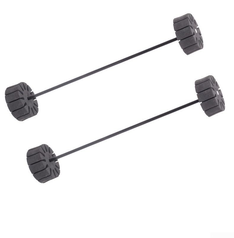 Equipment Split Arrow Rack, EVA Sponge Holder Fits Round Quiver for 12 Arrows, Glass Fiber Pole Avoids Collision, Compound Bow Hunting Tool Black(2pcs)