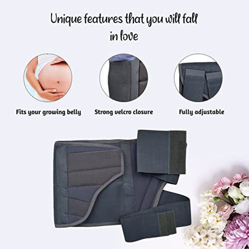 Image of Femzy Plastic Women's Pregnancy /Maternity Support Belt, Xx-Large|Adjustable & Breathable Material|Pregnancy Belly & Back Support Belts