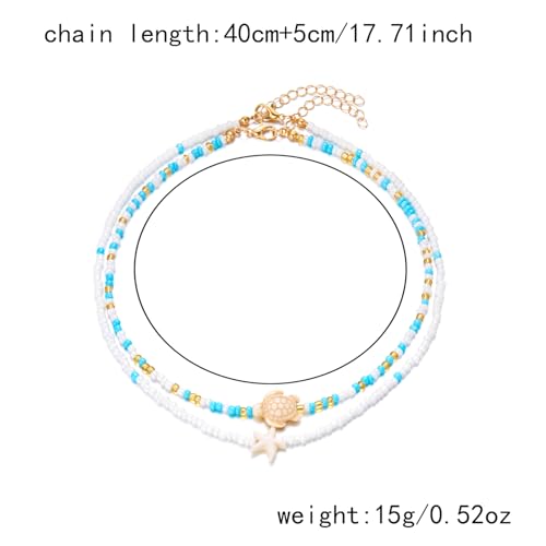 Collier à breloques en perles BELLA-Bee : l'élégance de la chaîne empilable - 6