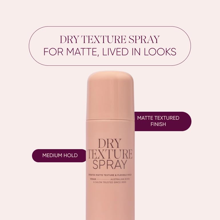 NAK Signature Dry Texture Spray 150ml - Professional Volumizing Hair Spray for Matte Texture & Flexible Hold with Rice Powder Technology