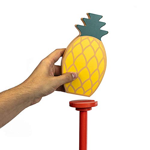 Pineapple Smash - A Totally Tropical Themed Version of The Classic Knockoff Toss Frisbee Game / Bottle Bash Game (Polish Horseshoes) - Thumbnail 3