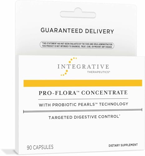 Integrative Therapeutics Pro-Flora Concentrate - Supplement for Gastrointestinal Support* - Digestive & Intestinal Health Support* - Includes Multi-Strain Probiotic Flora - 90 Capsules (90 Servings)