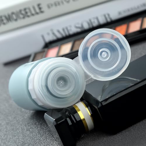 Image of Gemice Travel Bottles for Toiletries, Tsa Approved, Travel Size Containers, BPA Free Leak Proof Tubs Refillable Liquid Accessories for Cometic Shampoo and Lotion Soap
