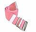 LiftAid Walking Gait Belt and Patient Transfer with Metal Buckle and Belt Loop Holder for Nurse, Caregiver, Physical Therapist (Light Pink, 60