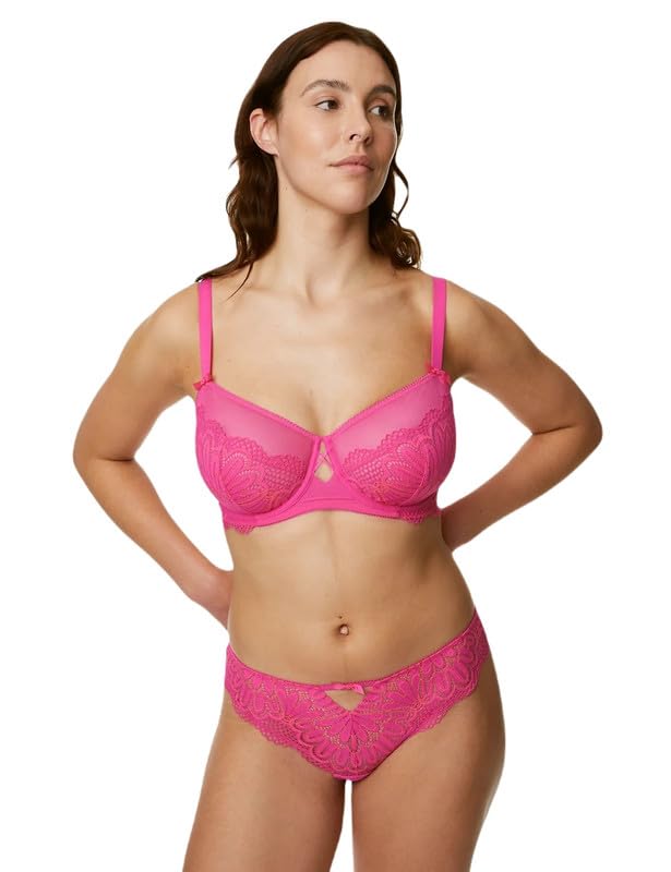 Image of Marks & Spencer Boutique Womens Polyamide Blend Solid High Rise Brazilian Knicker