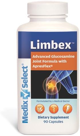 Limbex (suministro para 30 días) Glucosamina y condroitina con tumérico para la salud de las articulaciones