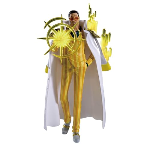 One Piece BORSALINO KIZARU The Departure - The Shukko Loggia - Figura estatua de colección - altura 17 cm - Color amarillo