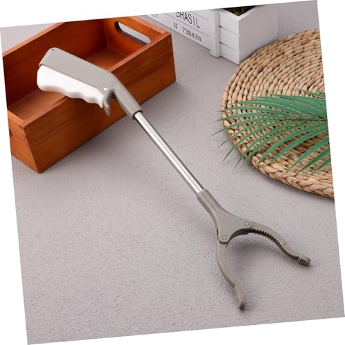 PRETYZOOM 1Pc Trash Clamp Rubbish Picker Tool for Sanitary Workers Garbage Cramp Iron with Non Slip Handle Easy Cleanup for Outdoor Use - Image 5