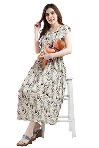 Image of AV2 Women Maternity Feeding Dress | Feeding Kurti | Nursing Dress -5071