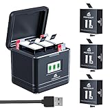 gopro hero 1080p 5mp ⛄【Enduro Batterie herausragende Leistung bei extremer Kalttemperatur】: Diese fortgeschrittene 1800 mAh Lithium Ionen Enduro Akku steigert die Kameraleistung gegenüber Standard-GoPro-Batterien über einen weiten Temperaturbereich, hilft bei der Verbesserung der Kameraleistung bei kaltem Wetter und dauert 50% länger als die gewöhnliche Gopro Batterie bei Temperaturen 14 ° F (-10 ° C).