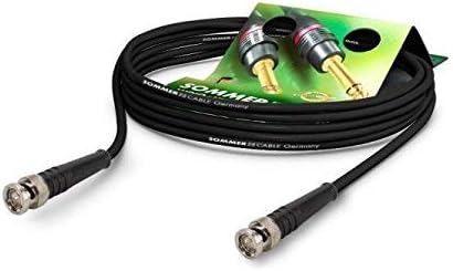SommerCable SOMMER CABLE Video Patch Cable 6G-SDI / 4K SC-Vector 0.8/3.7, BNC 0.8/3.7-6G Hicon, Black (50 m)