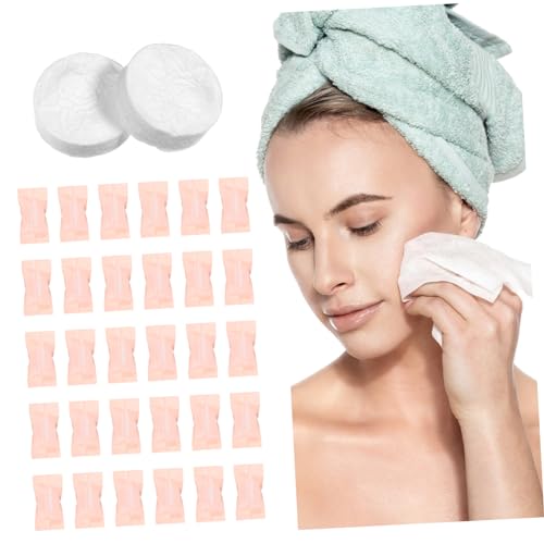 Beaupretty 100Piezas Toallas Comprimidas Desechables de Portátiles Limpieza Facial Toallas de Viaje Expansión Instantánea Camping y Emergencias